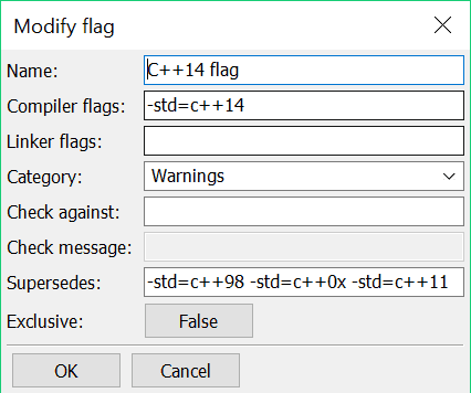 C++14 Flag