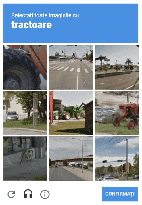 Captcha tractor