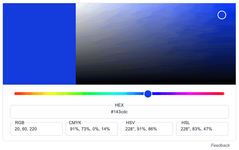 HTML Color Picker