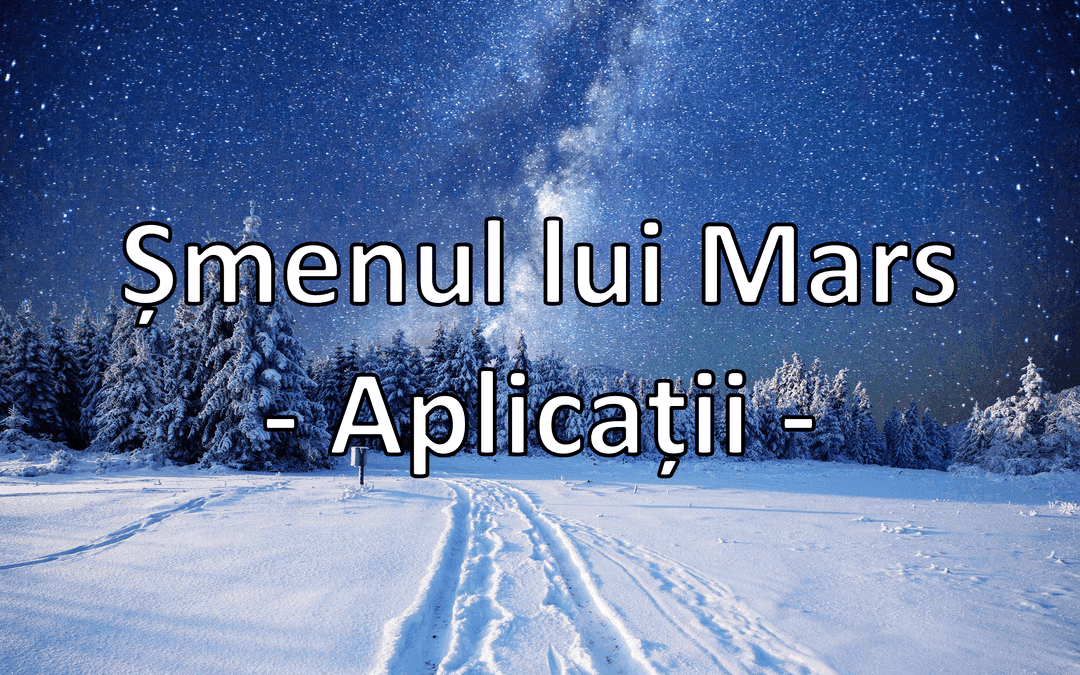 Șmenul lui Mars în C++. Aplicații